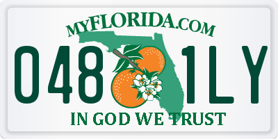 FL license plate 0481LY