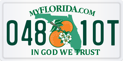 FL license plate 0481OT