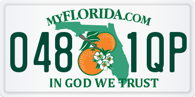 FL license plate 0481QP