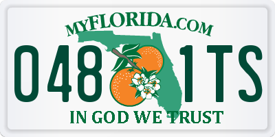 FL license plate 0481TS