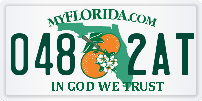 FL license plate 0482AT