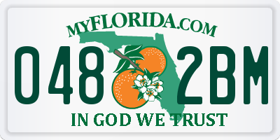 FL license plate 0482BM