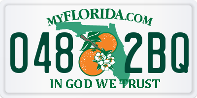 FL license plate 0482BQ