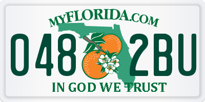 FL license plate 0482BU
