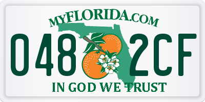 FL license plate 0482CF