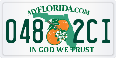 FL license plate 0482CI