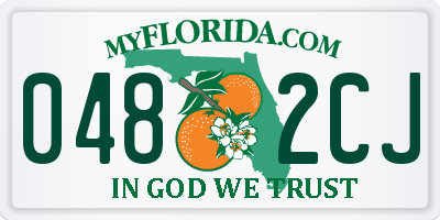 FL license plate 0482CJ