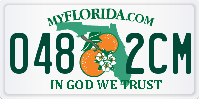 FL license plate 0482CM
