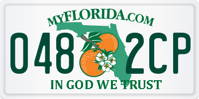 FL license plate 0482CP