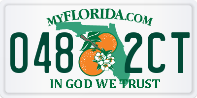 FL license plate 0482CT