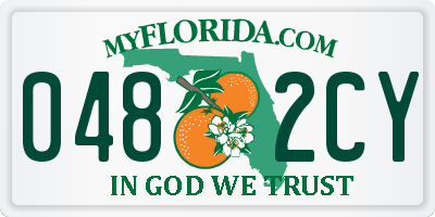 FL license plate 0482CY