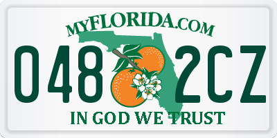 FL license plate 0482CZ