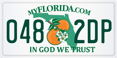FL license plate 0482DP
