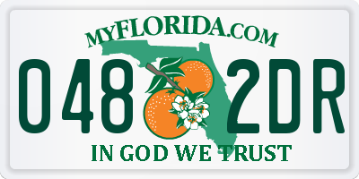 FL license plate 0482DR