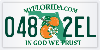 FL license plate 0482EL