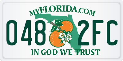 FL license plate 0482FC