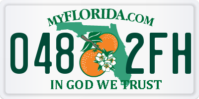 FL license plate 0482FH
