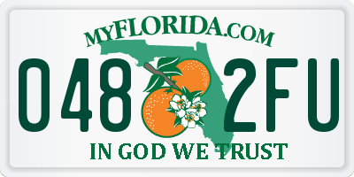 FL license plate 0482FU