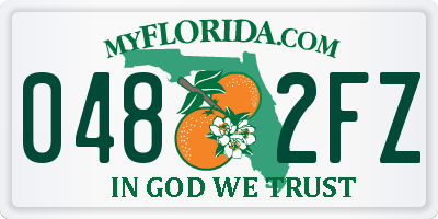 FL license plate 0482FZ