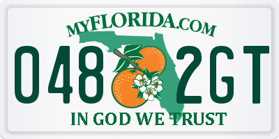 FL license plate 0482GT