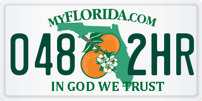FL license plate 0482HR