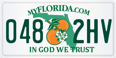FL license plate 0482HV