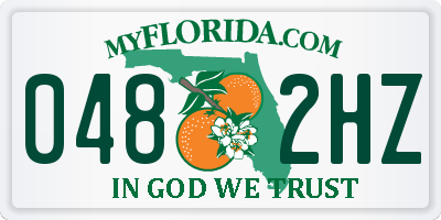 FL license plate 0482HZ