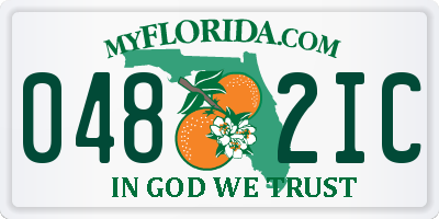 FL license plate 0482IC