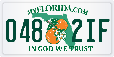 FL license plate 0482IF