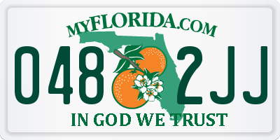 FL license plate 0482JJ