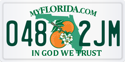 FL license plate 0482JM