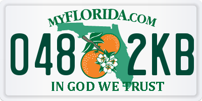 FL license plate 0482KB