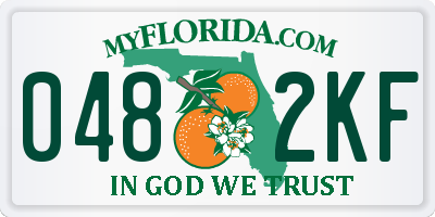 FL license plate 0482KF