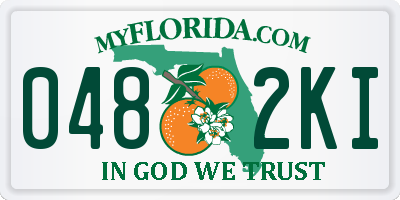 FL license plate 0482KI