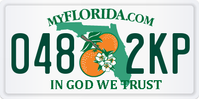 FL license plate 0482KP