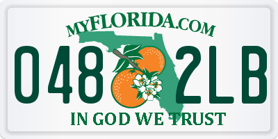 FL license plate 0482LB