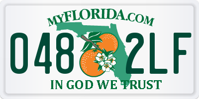 FL license plate 0482LF