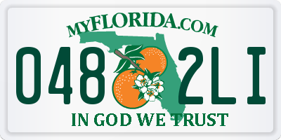 FL license plate 0482LI