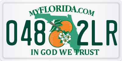 FL license plate 0482LR