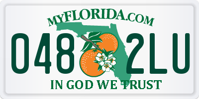 FL license plate 0482LU