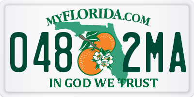 FL license plate 0482MA