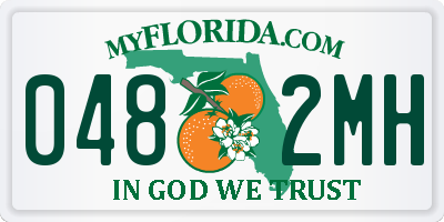 FL license plate 0482MH