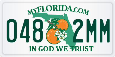 FL license plate 0482MM