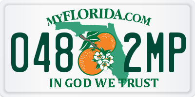 FL license plate 0482MP