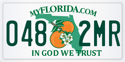 FL license plate 0482MR