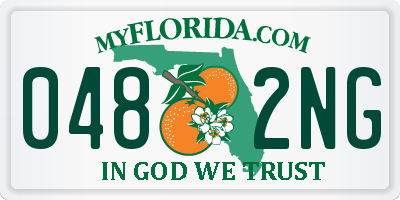 FL license plate 0482NG