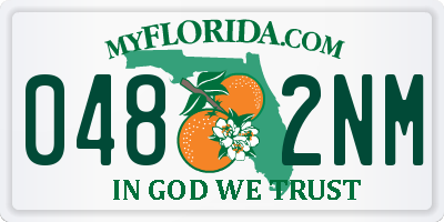 FL license plate 0482NM
