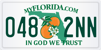 FL license plate 0482NN