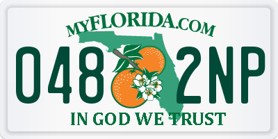 FL license plate 0482NP