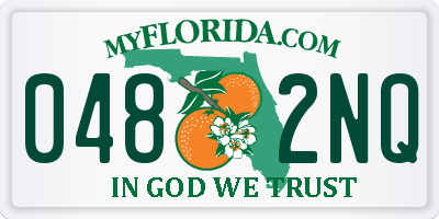 FL license plate 0482NQ